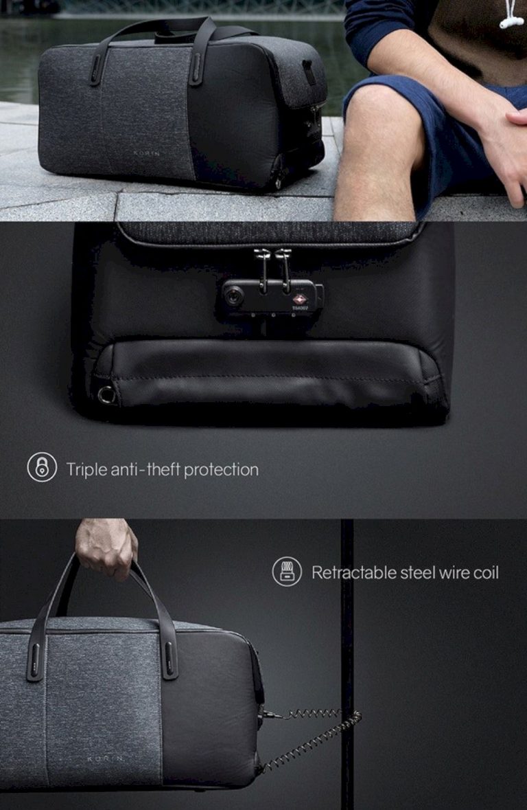FlexPack: The Most Functional Anti-Theft Duffle and Backpack Ever