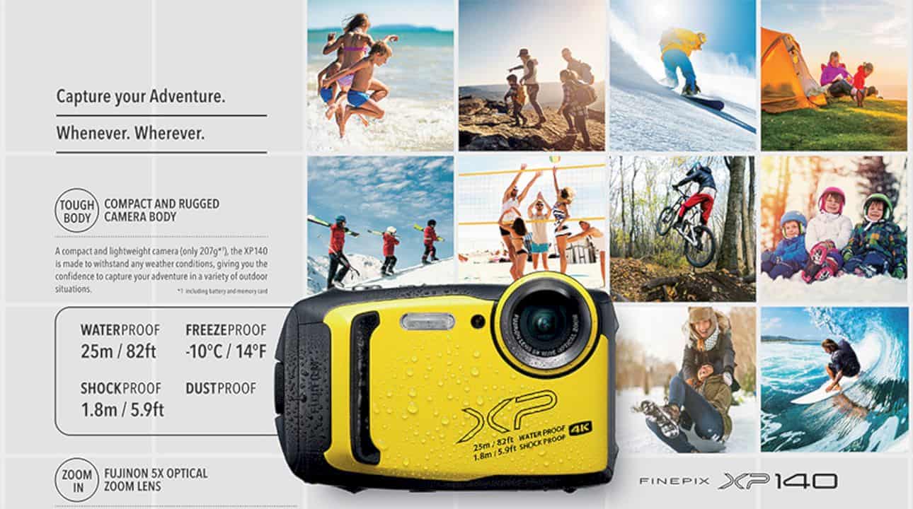 The compact rugged photographic television set camera marketplace is indeed non every bit busy every bit earlier Fujifilm FinePix XP140: the ultimate palm-sized compact camera