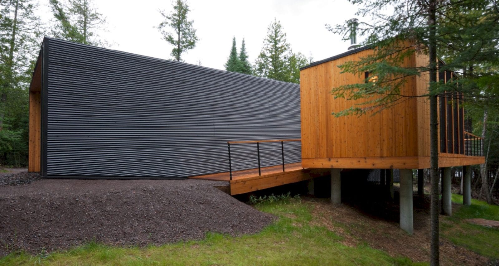 Gunflint Lake Cabin by VJAA: A Simple Retreat with Metal-Clad ICF Walls ...